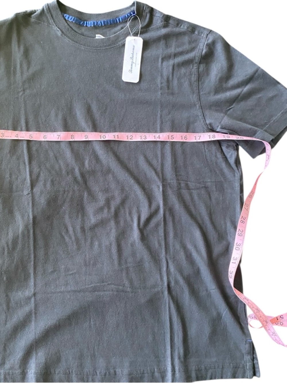 TOMMY BAHAMA Mens T Shirt Size Small Black Bali Skyline Crew Solid NWT - Picture 7 of 8